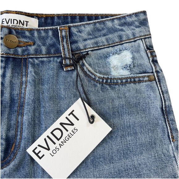 Anthropologie EVIDNT Los Angeles Malibu Girlfriend Jeans Size 26 Distressed - Picture 5 of 11